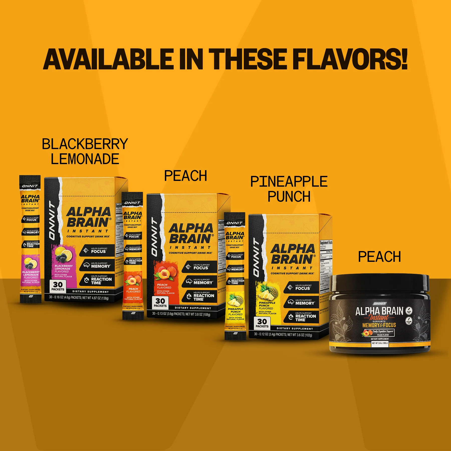 Alpha BRAIN® Instant - Peach (30 ct) - Image 6