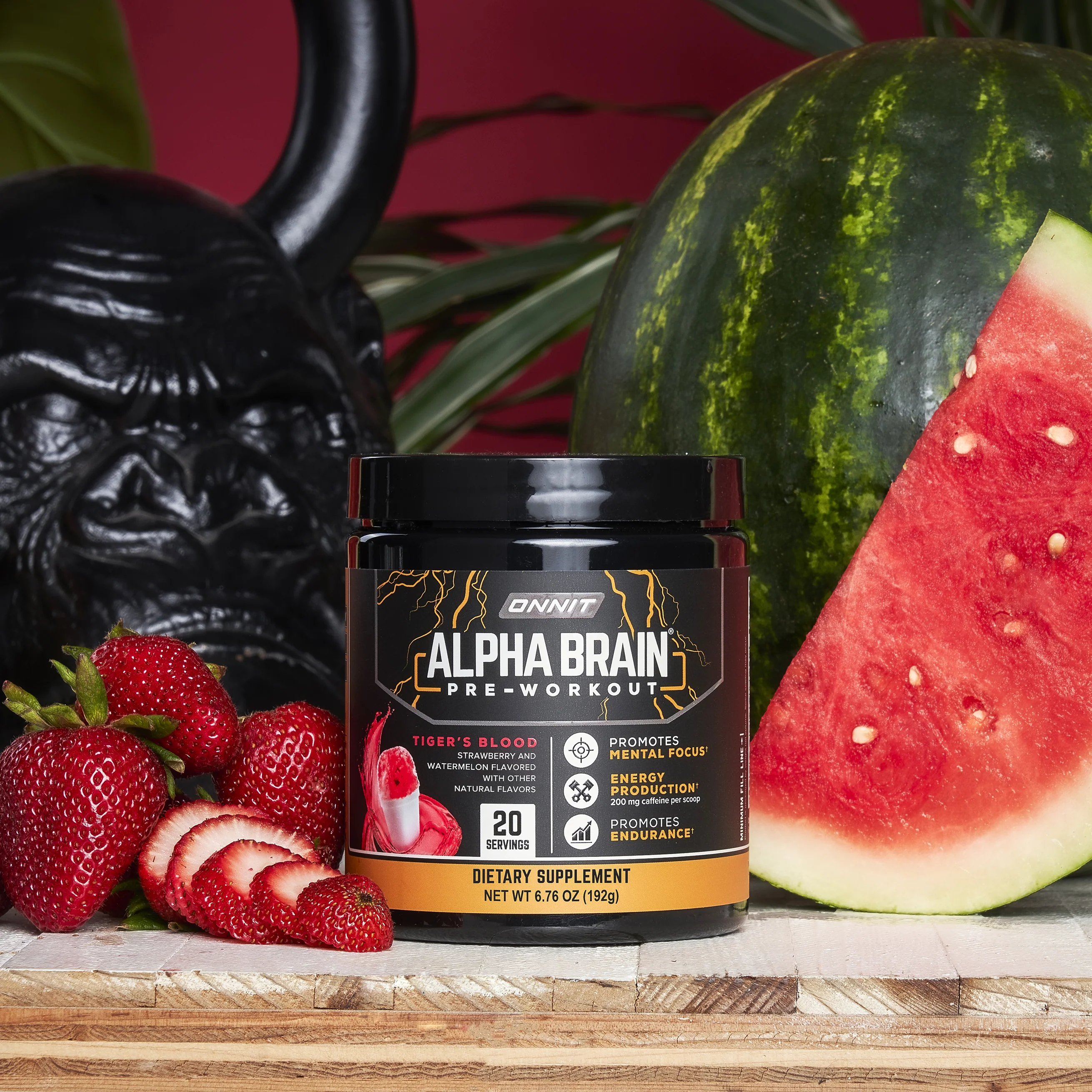 Alpha BRAIN® Pre-Workout - Tiger's Blood (20 Serving Tub) - Image 5